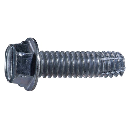 Sheet Metal Screw, #12 X 3/4 In, Zinc Plated Steel Hex Head Combination Drive, 15 PK